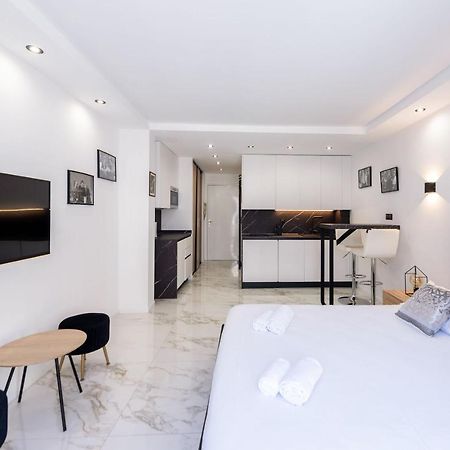 Large Studio - 50M Cannes Beach - Terrace Sea View Екстериор снимка
