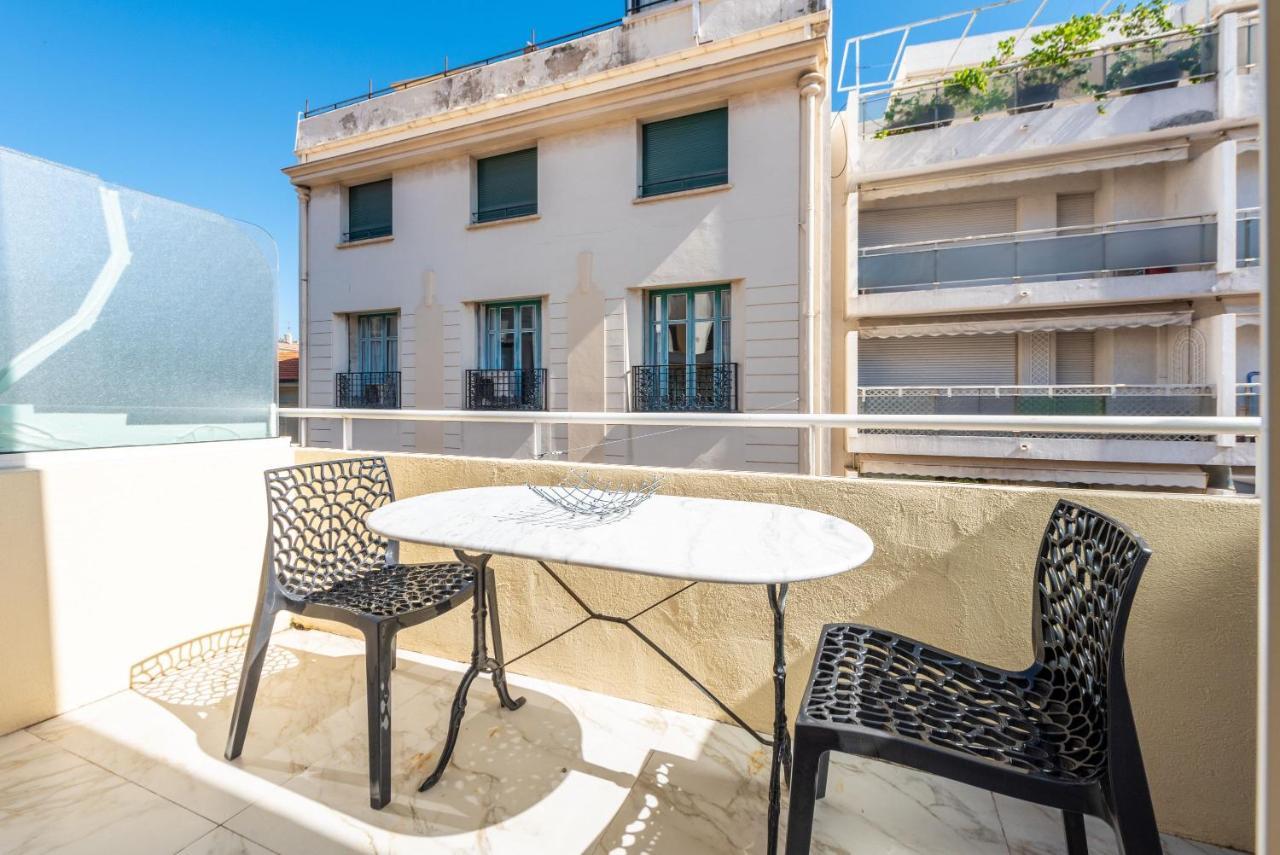 Large Studio - 50M Cannes Beach - Terrace Sea View Екстериор снимка